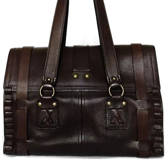 STUNNING XL COACH VTG LEGACY COLLECTION SATCHEL - Picture 5 of 8